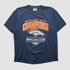 Denver Broncos Lee Sport 1998 T-shirt Navy Vintage