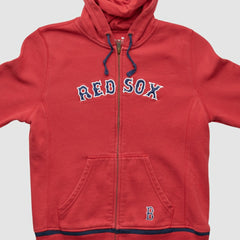 Boston Red Sox Nike 2000s Hooded Full Zip Sweatshirt - Red - XS by Fanatics Real Vintage Sweatshirts