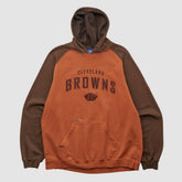 Cleveland Browns Reebok 2000s Hooded Pullover Sweatshirt Clay Vintage