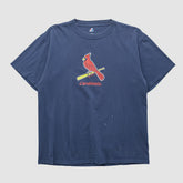 St. Louis Cardinals Majestic 2000s T-shirt - Navy - L by Fanatics Real Vintage T-shirts