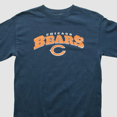 Chicago Bears NFL 2000s Long Sleeve T-shirt Navy Vintage