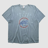 Chicago Cubs Majestic 2000s T-shirt - Gray - L by Fanatics Real Vintage T-shirts