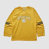 Pittsburgh Steelers NFL 2000s Long Sleeve T-shirt Yellow Vintage