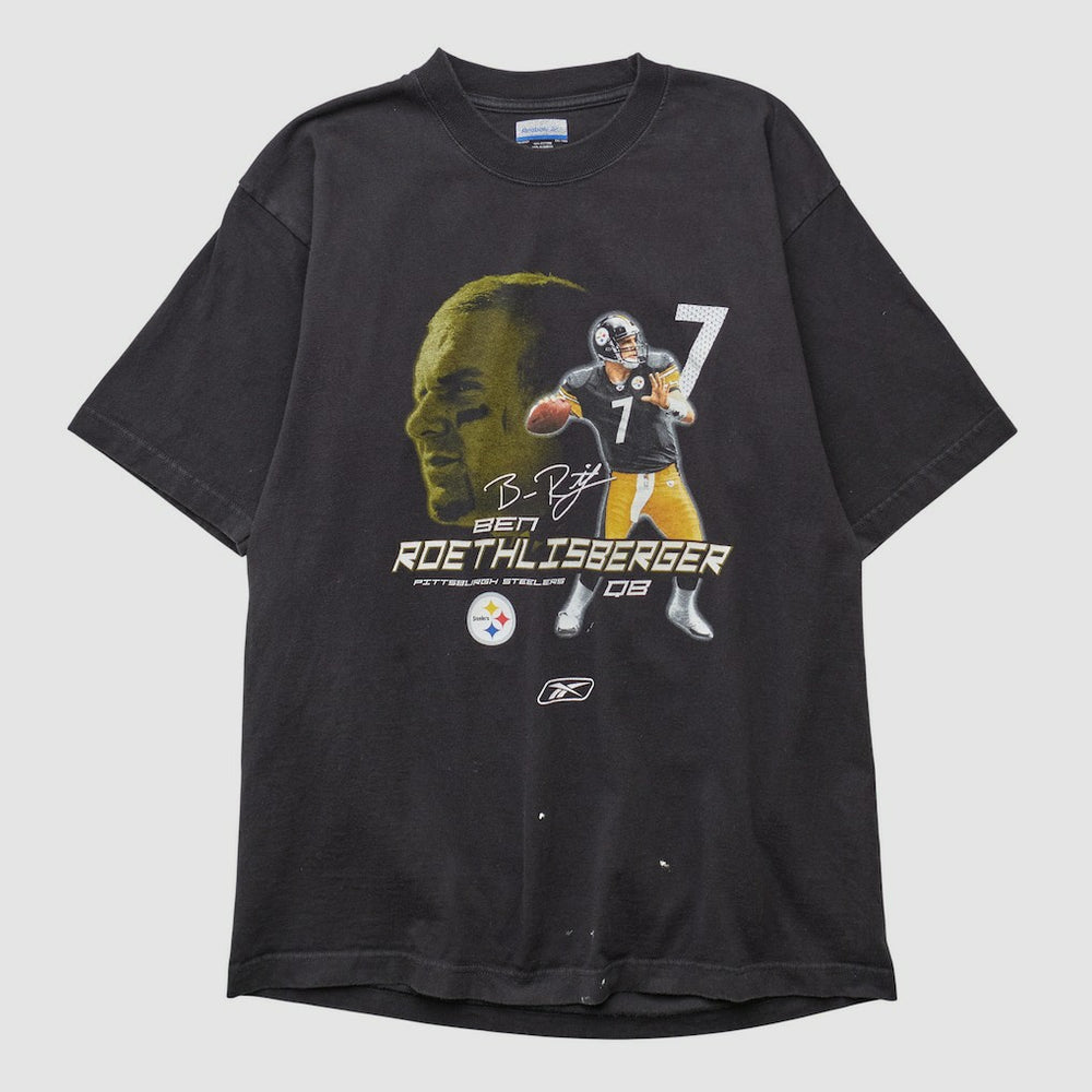 Pittsburgh Steelers Reebok 2008 T-shirt Charcoal Vintage