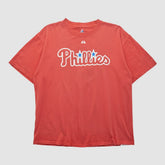 Philadelphia Phillies Majestic 2000s T-shirt - Red - XL by Fanatics Real Vintage T-shirts
