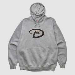 Arizona Diamondbacks Majestic 2000s Hooded Pullover Sweatshirt - Heather Gray - M by Fanatics Real Vintage Pullover