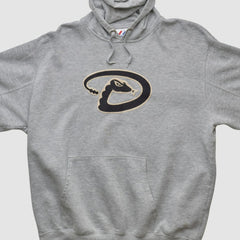 Arizona Diamondbacks Majestic 2000s Hooded Pullover Sweatshirt - Heather Gray - M by Fanatics Real Vintage Pullover