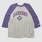 Texas Rangers Logo Athletic T-shirt - Heather Gray - 2XL by Fanatics Real Vintage T-shirts