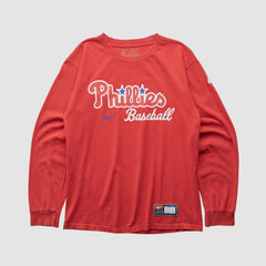 Philadelphia Phillies Nike 2000s Long Sleeve T-shirt - Red - S by Fanatics Real Vintage T-shirts