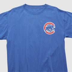 Chicago Cubs Majestic 2008 T-shirt - Blue - XL by Fanatics Real Vintage T-shirts