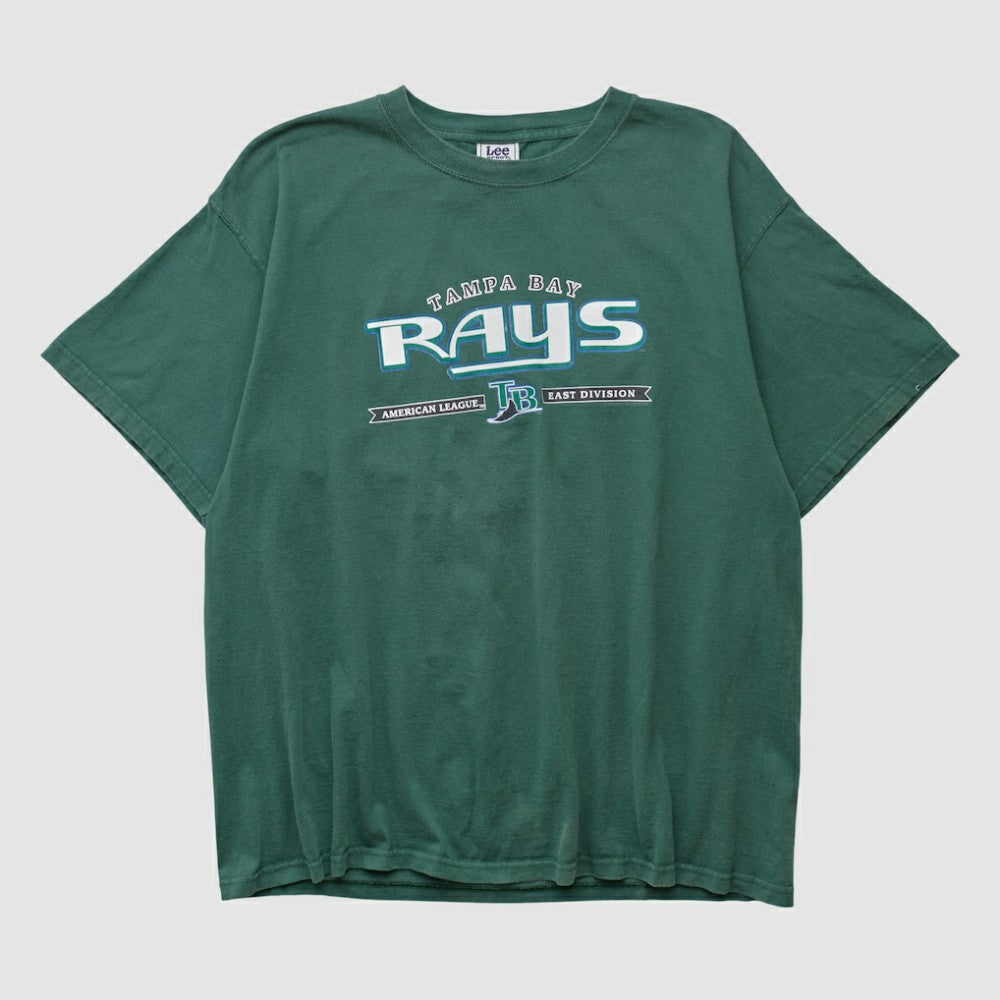 Tampa Bay Rays Lee Sport T-shirt - Green - L by Fanatics Real Vintage T-shirts