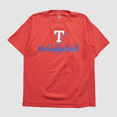 Texas Rangers Genuine Merchandise 2000s T-shirt - Red - M by Fanatics Real Vintage T-shirts