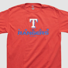 Texas Rangers Genuine Merchandise 2000s T-shirt - Red - M by Fanatics Real Vintage T-shirts