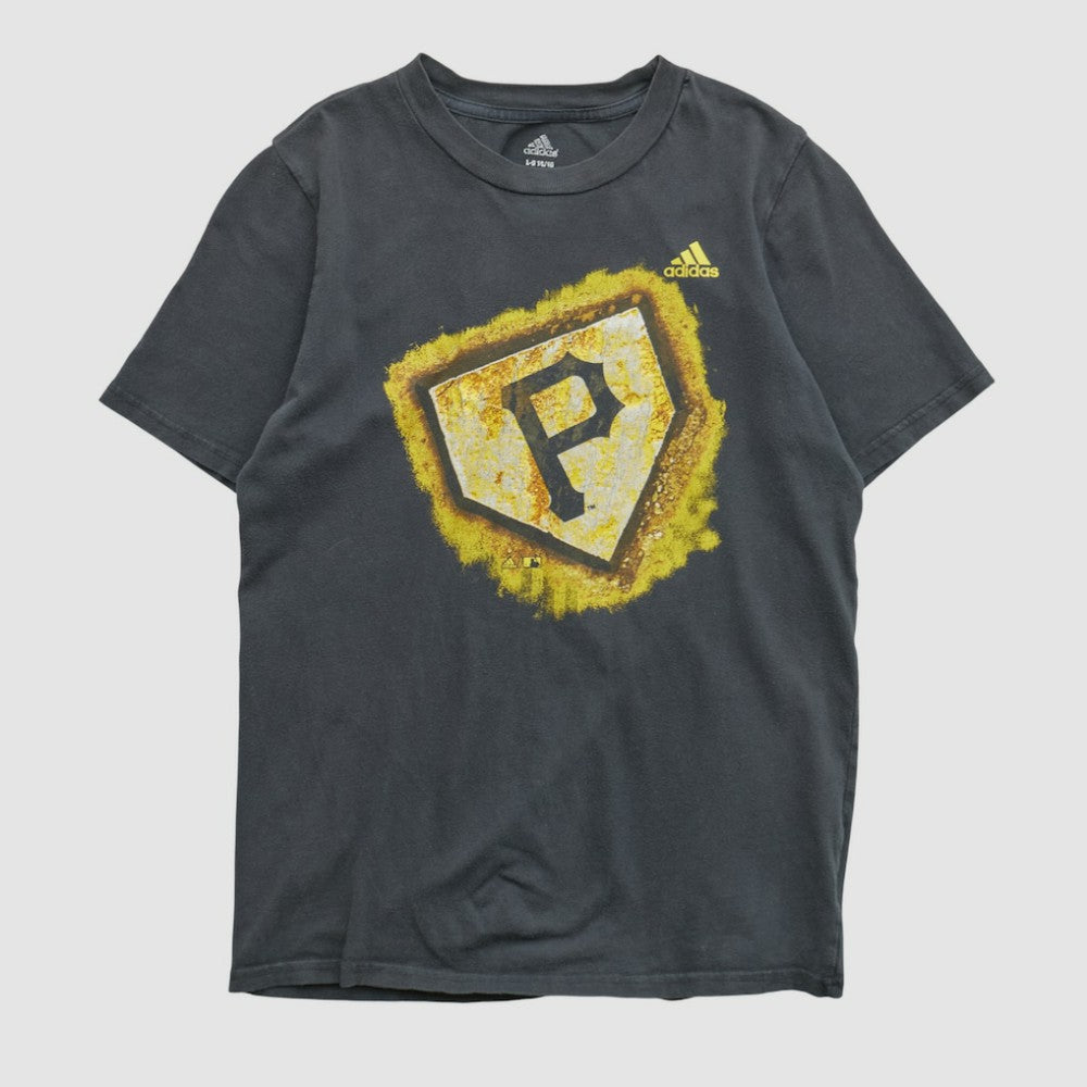 Pittsburgh Pirates Adidas 2010s T-shirt - Black - XS by Fanatics Real Vintage T-shirts