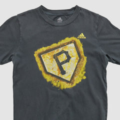 Pittsburgh Pirates Adidas 2010s T-shirt - Black - XS by Fanatics Real Vintage T-shirts