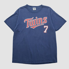 Minnesota Twins Lee Sport 2000s T-shirt - Navy - M by Fanatics Real Vintage T-shirts