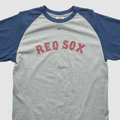 Boston Red Sox Nike 2000s T-shirt - Heather Gray - L by Fanatics Real Vintage T-shirts
