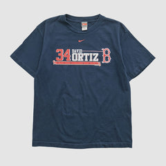 David Ortiz Nike 2007 T-shirt - Navy - S by Fanatics Real Vintage T-shirts