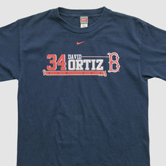 David Ortiz Nike 2007 T-shirt - Navy - S by Fanatics Real Vintage T-shirts
