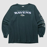 Baltimore Ravens NFL 2000s Long Sleeve T-shirt Black Vintage