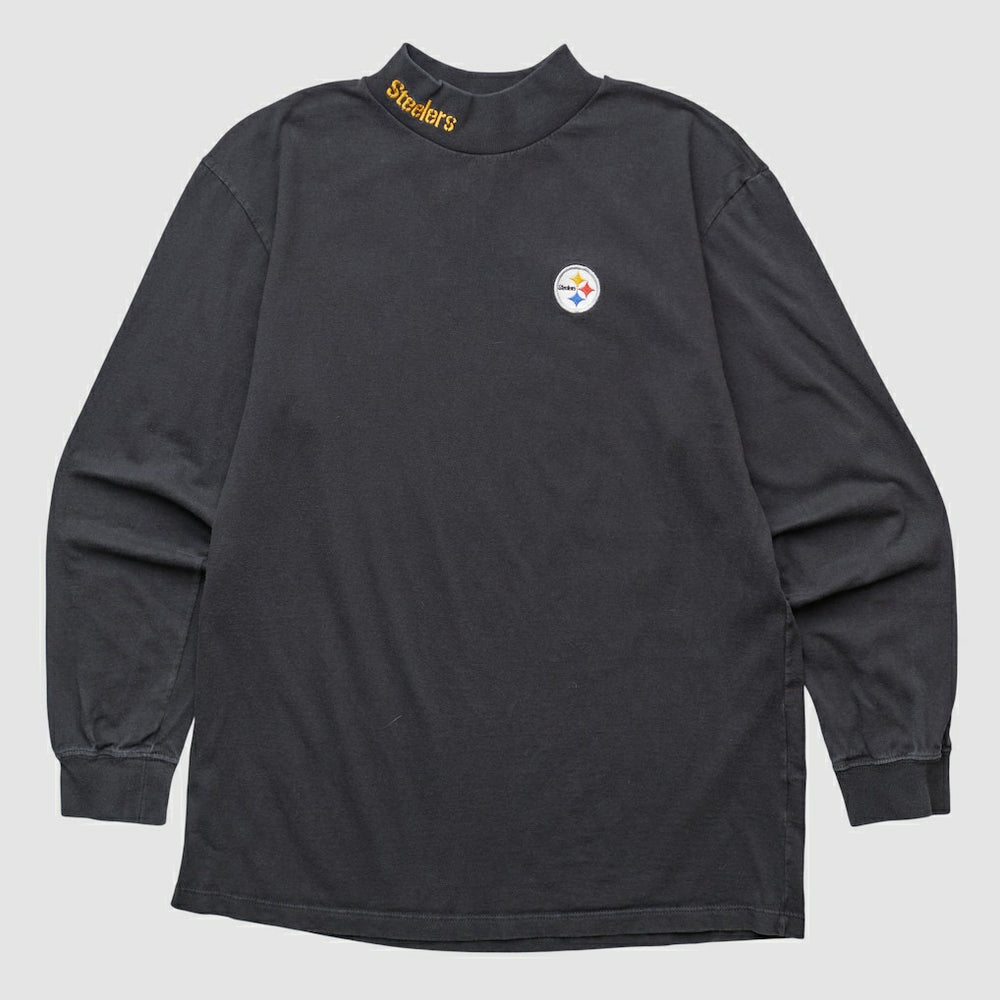 Pittsburgh Steelers NFL 2000s Long Sleeve T-shirt Black Vintage