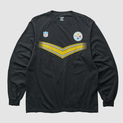 Pittsburgh Steelers Reebok 2000s Long Sleeve T-shirt Black Vintage