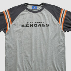 Cincinnati Bengals Reebok 2000s Long Sleeve T-shirt Heather Gray Vintage