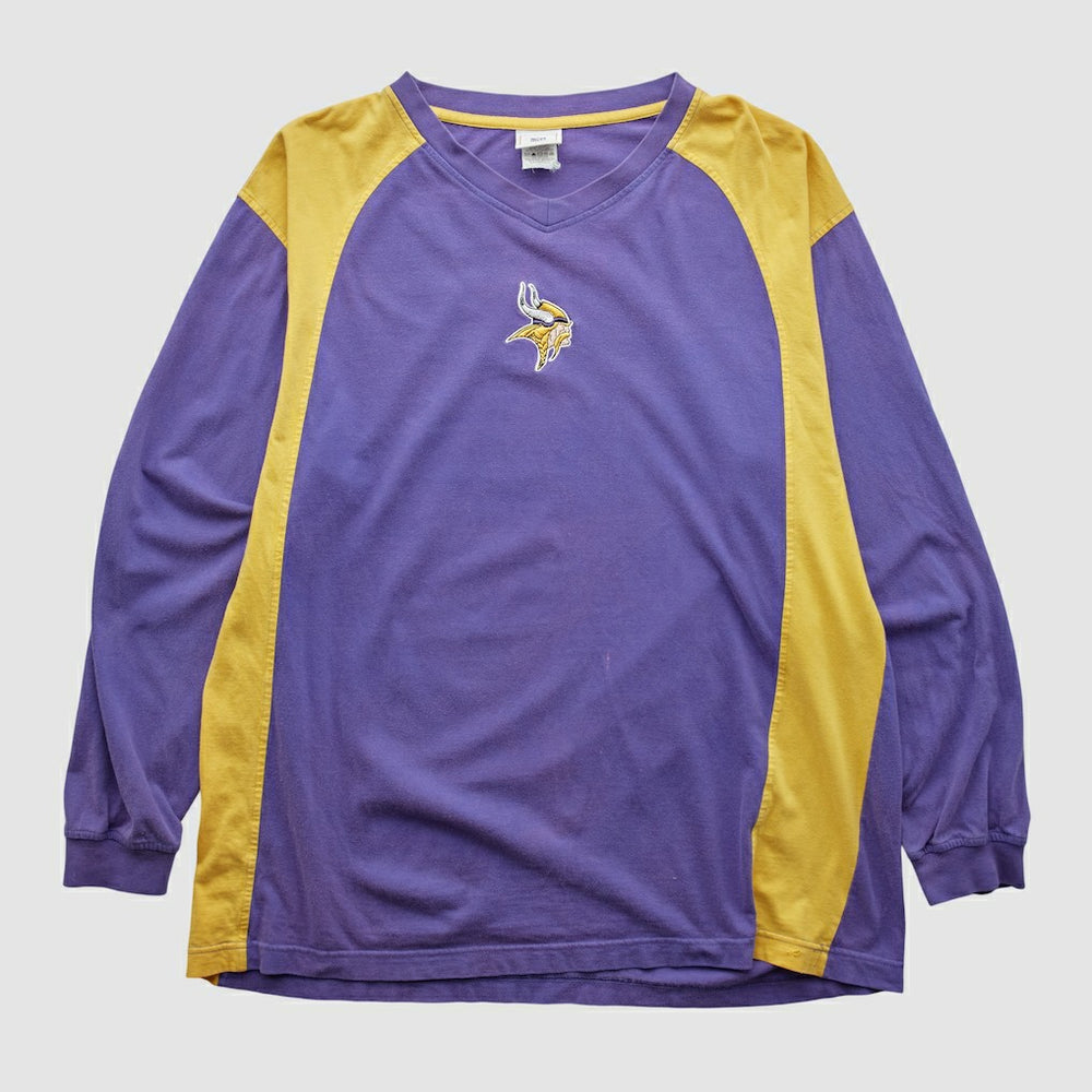 Minnesota Vikings NFL 2000s Long Sleeve T-shirt Purple Vintage
