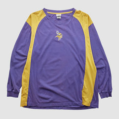 Minnesota Vikings NFL 2000s Long Sleeve T-shirt Purple Vintage