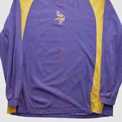 Minnesota Vikings NFL 2000s Long Sleeve T-shirt Purple Vintage