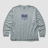 Dallas Cowboys Cowboys Authentic Apparel 2000s Long Sleeve T-shirt Heather Gray Vintage