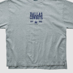Dallas Cowboys Cowboys Authentic Apparel 2000s Long Sleeve T-shirt Heather Gray Vintage