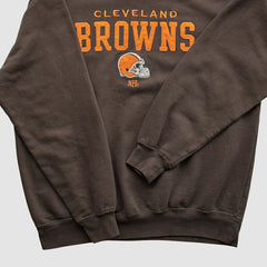 Cleveland Browns NFL 2000s Pullover Sweatshirt Brown Vintage