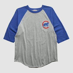 Chicago Cubs Majestic 2000s T-shirt - Heather Gray - M by Fanatics Real Vintage T-shirts