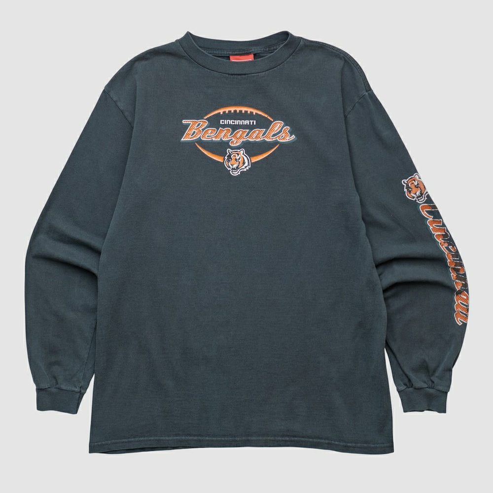 Cincinnati Bengals NFL 2000s Long Sleeve T-shirt Black Vintage