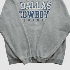 Dallas Cowboys Reebok 2000s Hooded Pullover Sweatshirt Heather Gray Vintage
