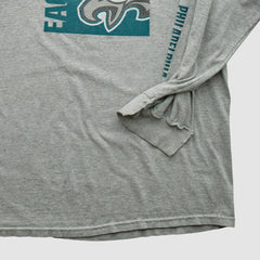 Philadelphia Eagles NFL 2000s Long Sleeve T-shirt Heather Gray Vintage