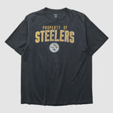 Pittsburgh Steelers Reebok 2000s T-shirt Black Vintage