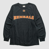 Cincinnati Bengals NFL 2000s Long Sleeve T-shirt Black Vintage