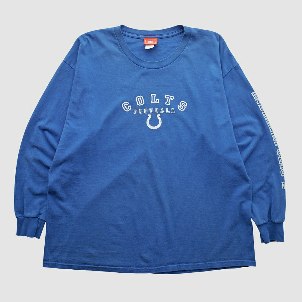 Indianapolis Colts NFL 2000s Long Sleeve T-shirt Blue Vintage