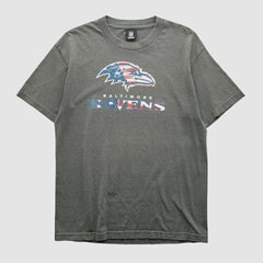 Baltimore Ravens NFL 2010s T-shirt Dark Heather Gray Vintage