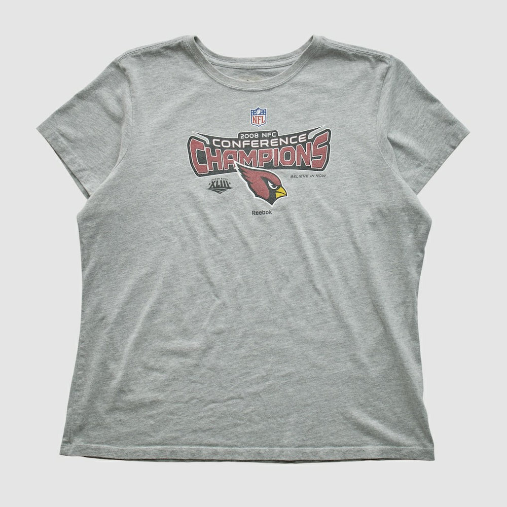 Arizona Cardinals Reebok 2008 T-shirt Heather Gray Vintage