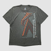 Miami Marlins Majestic 2000s T-shirt - Dark Heather Gray - M by Fanatics Real Vintage T-shirts