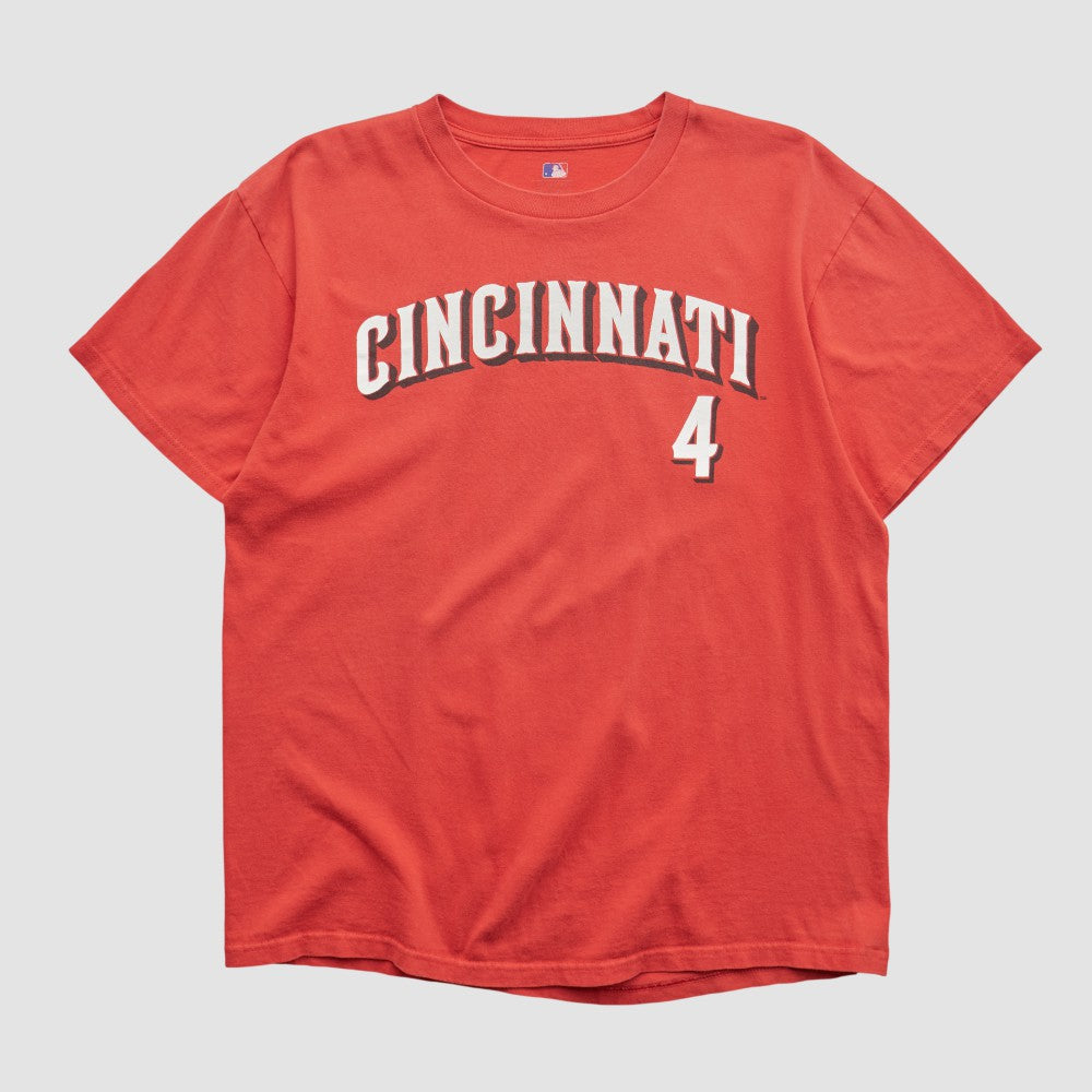 Cincinnati Reds Majestic 2000s T-shirt - Red - M by Fanatics Real Vintage T-shirts