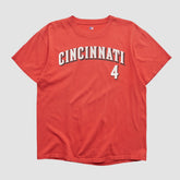 Cincinnati Reds Majestic 2000s T-shirt - Red - M by Fanatics Real Vintage T-shirts