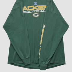 Green Bay Packers NFL 2000s Long Sleeve T-shirt Green Vintage
