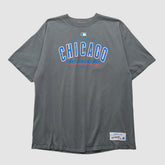 Chicago Cubs Majestic 2000s T-shirt - Gray - XL by Fanatics Real Vintage T-shirts