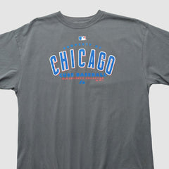 Chicago Cubs Majestic 2000s T-shirt - Gray - XL by Fanatics Real Vintage T-shirts