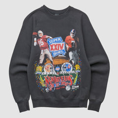 Super Bowl XXIV 1990 Pullover Sweatshirt Black Vintage