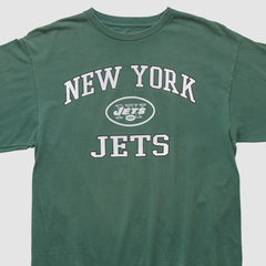 New York Jets NFL 2000s Long Sleeve T-shirt Green Vintage